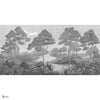Promenade Tapete in Grey von Tecnografica — Gesamtdesign