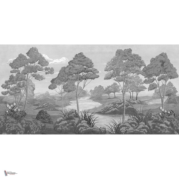 Promenade Tapete in Grey von Tecnografica — Gesamtdesign