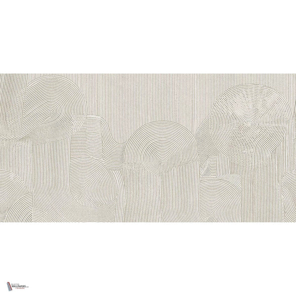 Sakamoto behang in Beige van Tecnografica — volledig ontwerp