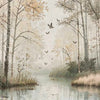 Secret Lake behang in Light van Tecnografica — kleurstaal