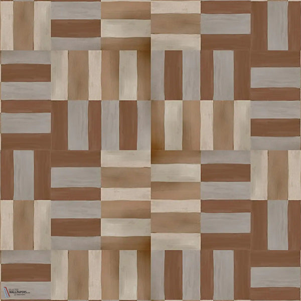 Siena wallpaper in Mattone by Tecnografica — colour swatch