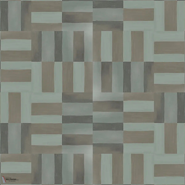 Siena wallpaper in Verde by Tecnografica — colour swatch
