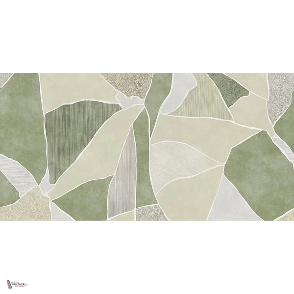 Tator Tapete in Green von Tecnografica — Gesamtdesign