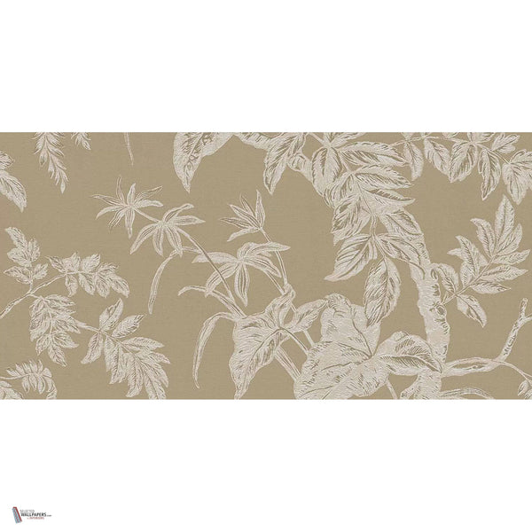 Textile Grove behang in Beige A van Tecnografica — volledig ontwerp
