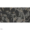 Textile Grove behang in Golden Black van Tecnografica — volledig ontwerp