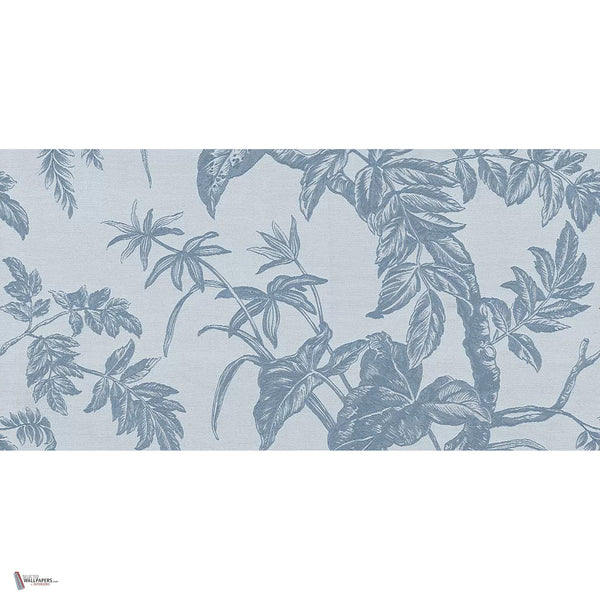 Textile Grove behang in Light Blue B van Tecnografica — volledig ontwerp