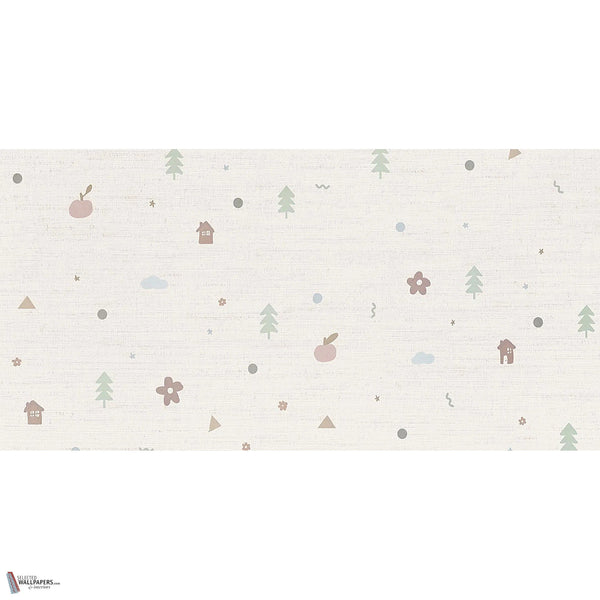 Tiny Tales wallpaper in Ivory by Tecnografica — full design