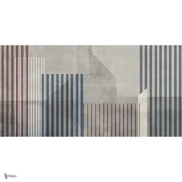 Tracks behang in Blue-Grey B van Tecnografica — volledig ontwerp