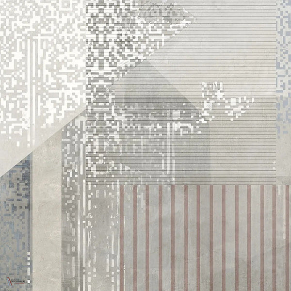 Tracks behang in White-Grey A van Tecnografica — kleurstaal