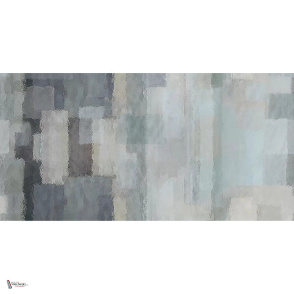 Urban Blur behang in Blue van Tecnografica — volledig ontwerp