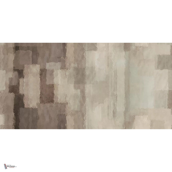 Urban Blur behang in Terracotta van Tecnografica — volledig ontwerp