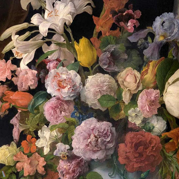 Vaso Di Fiori papel pintado en Vaso Di Fiori - Hayez de Tecnografica — muestra de color