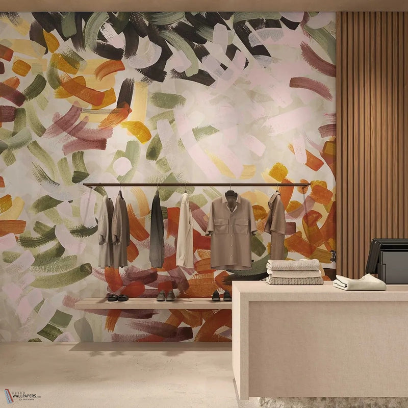 Vibra behang van Tecnografica — interieur