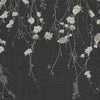 Waxwing behang in Anthracite van Tecnografica — kleurstaal