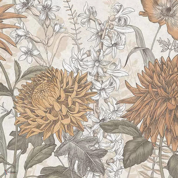 Wildflowers wallpaper in Color by Tecnografica — colour swatch