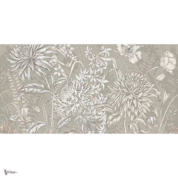 Wildflowers wallpaper in Sage by Tecnografica — full design