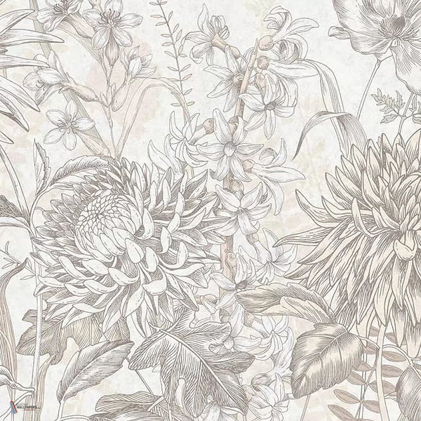 Wildflowers wallpaper in Soft by Tecnografica — colour swatch