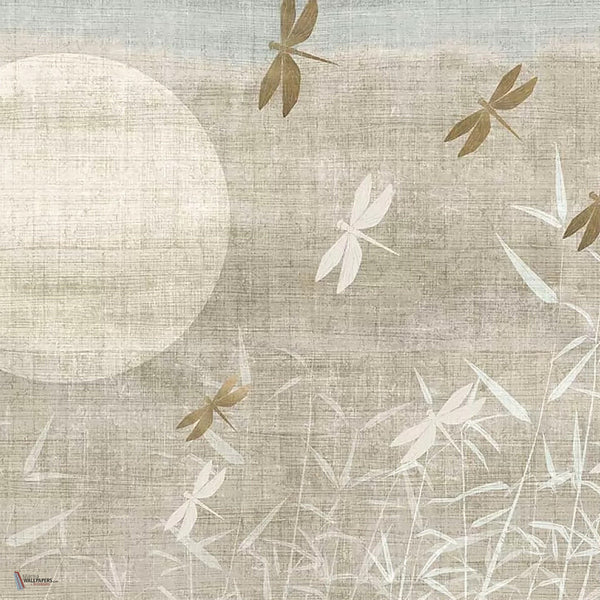 Yuki behang in Pinecone A van Tecnografica — kleurstaal