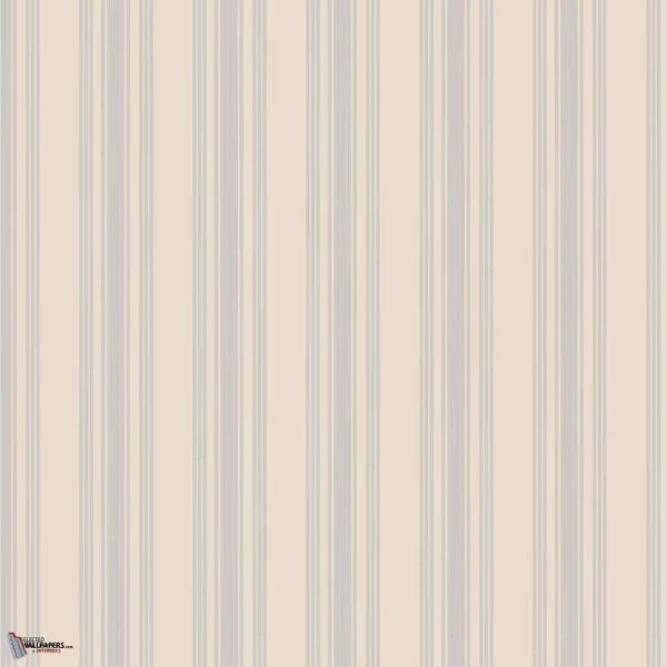 Tented Stripe behang in Light Blue van Farrow & Ball