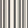Tented Stripe behang in Off Black van Farrow & Ball