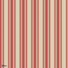 Tented Stripe behang in Red van Farrow & Ball