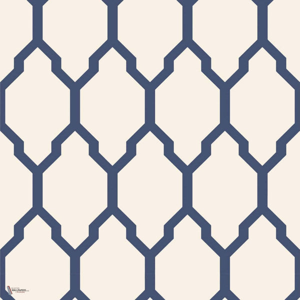 Tessella behang in Drawing Blue van Farrow & Ball