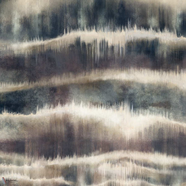 Aquarell wallpaper in Black by Texam
