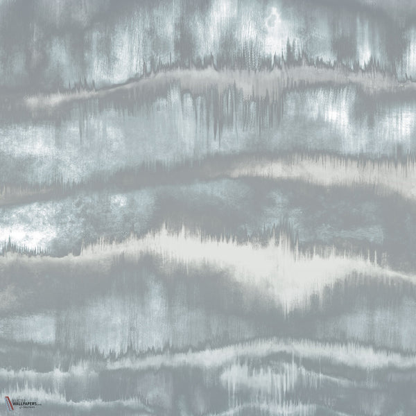 Aquarell wallpaper in Cloud Blue by Texam