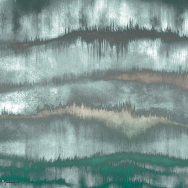 Aquarell wallpaper in Green by Texam