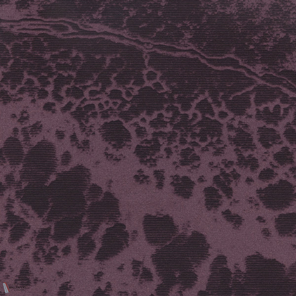 Belvedere papier peint en Aubergine de Texam