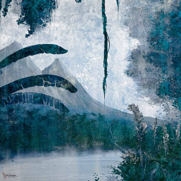 Borneo wallpaper in Blue by Texam