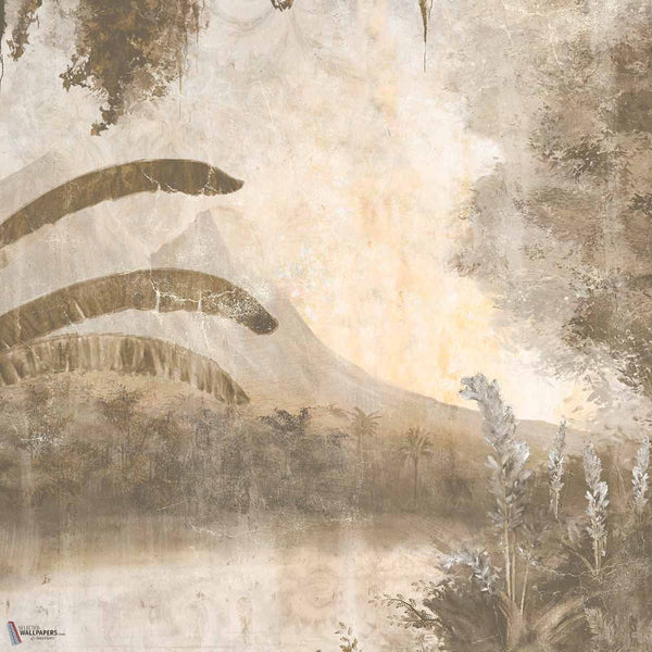Borneo wallpaper in Sepia by Texam