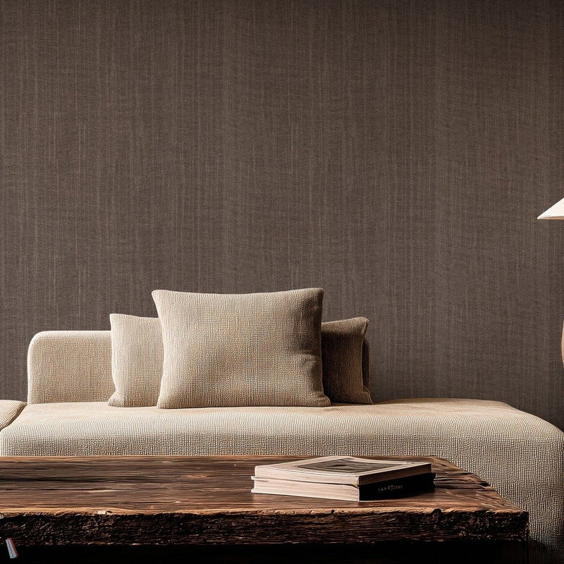 Texam Crumpled Linen Papel Pintado sfeerbeeld