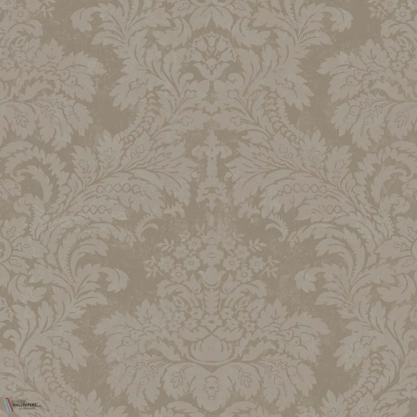 Damask wallpaper in Beige Royal by Texam
