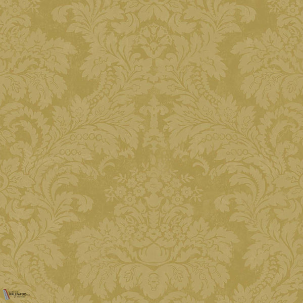 Damask wallpaper in Peachy Star by Texam