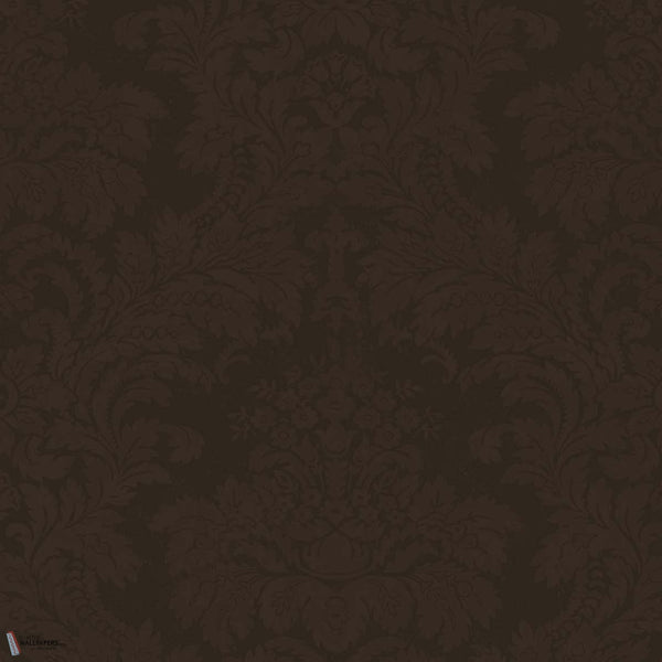 Damask wallpaper in Smoked Flamingo by Texam