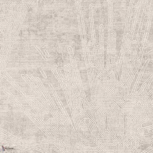 Flowers Tapete in Grey von Texam