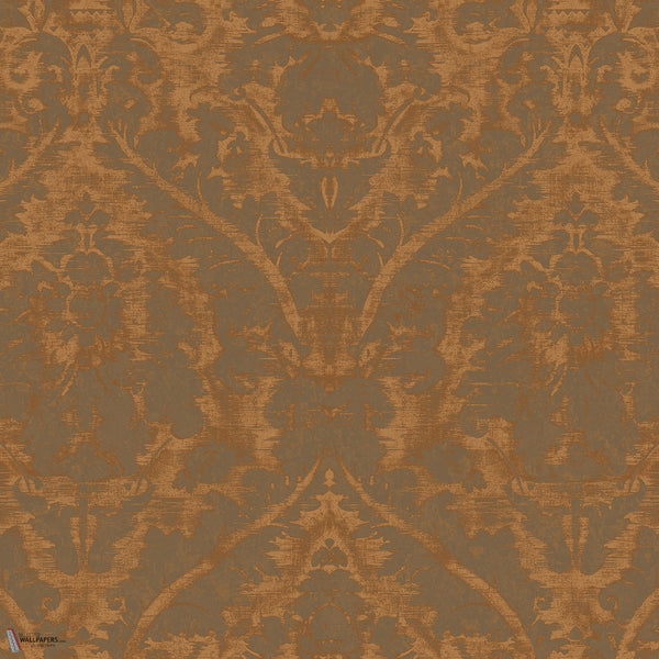 Fossil papier peint en Sudan Brown de Texam