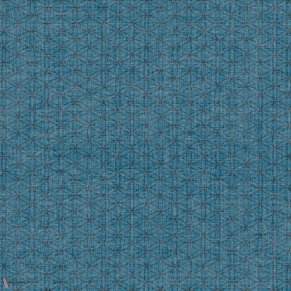 Seed of Life Tapete in Deep Water von Texam