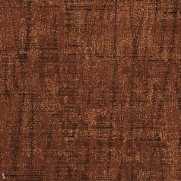 Spiga papier peint en Rust de Texam