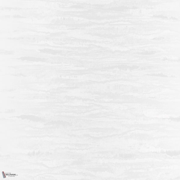 Waves papier peint en Warm White de Texam
