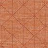 Lino behang in Oranje van Texdecor