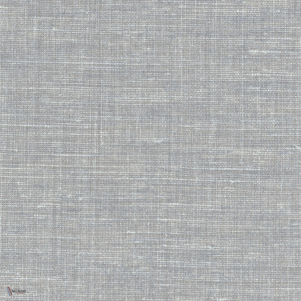 Lino wallpaper in Bleu 2 by Texdecor