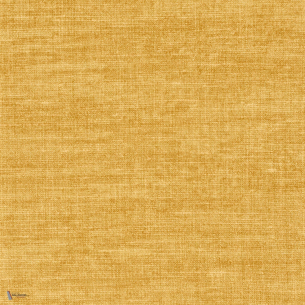 Lino behang in Jaune 1 van Texdecor