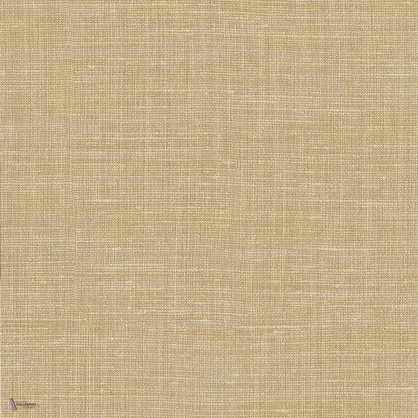 Lino wallpaper in Jaune 1 by Texdecor