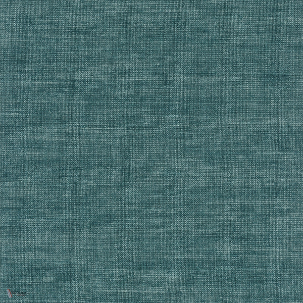 Lino behang in Vert 4 van Texdecor