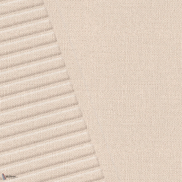 Vinacoustic Polyform Arcad wallpaper in Beige 1 by Texdecor