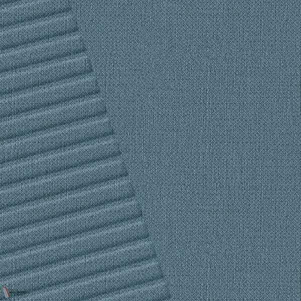 Vinacoustic Polyform Arcad wallpaper in Bleu 2 by Texdecor