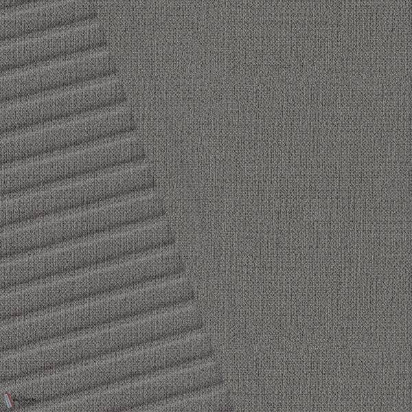 Vinacoustic Polyform Arcad wallpaper in Gris 7 by Texdecor