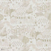The Allotment behang in Linen van Sanderson